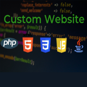 Fully Custom Website with PHP, HTML, Javascript